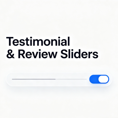 Testimonial & Review Sliders