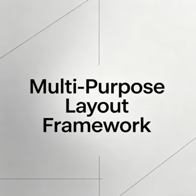 Multi-Purpose Layout Layout Templates