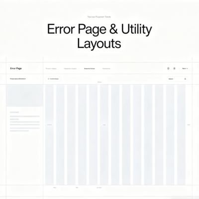 Error Page & Utility Layouts