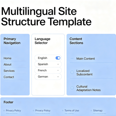 Multilingual Site Structure Templates