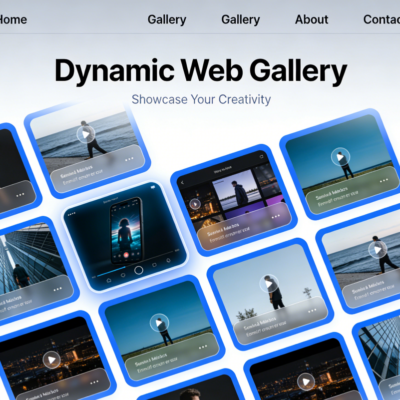 Dynamic Web Gallery Templates